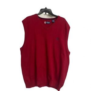 Chaps men’s red vest size XL